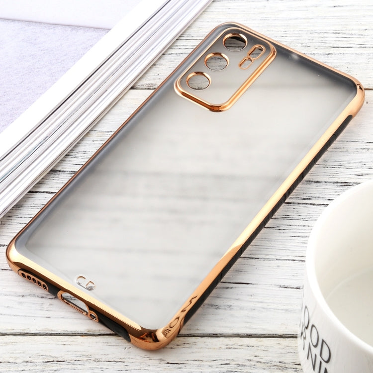 For Huawei P40 SULADA Colorful Edge Series Shockproof TPU + Electroplated Edge Protective Case