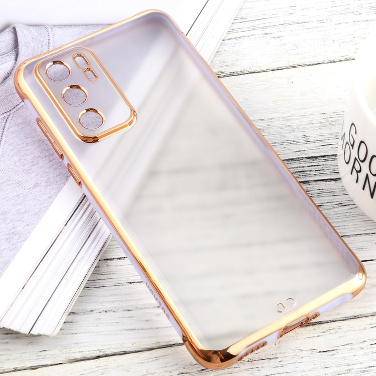 For Huawei P40 SULADA Colorful Edge Series Shockproof TPU + Electroplated Edge Protective Case