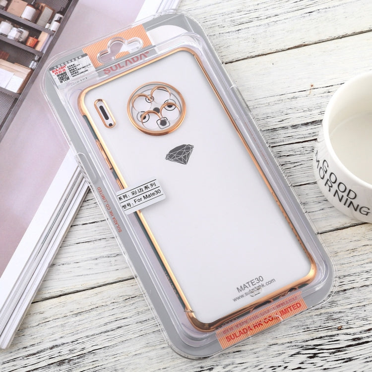 For Huawei Mate 30 SULADA Colorful Edge Series Shockproof TPU + Electroplated Edge Protective Case