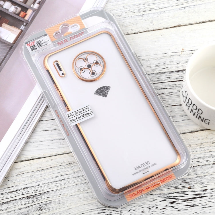 For Huawei Mate 30 SULADA Colorful Edge Series Shockproof TPU + Electroplated Edge Protective Case