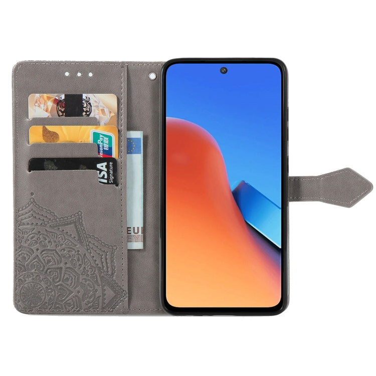 For Xiaomi Redmi 12 Mandala Flower Embossed Leather Phone Case