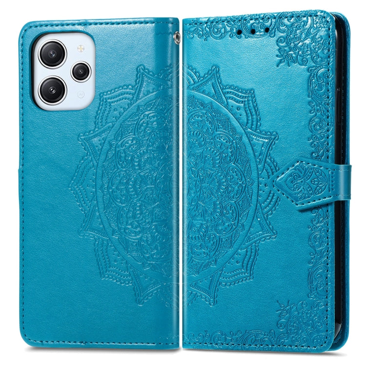 For Xiaomi Redmi 12 Mandala Flower Embossed Leather Phone Case