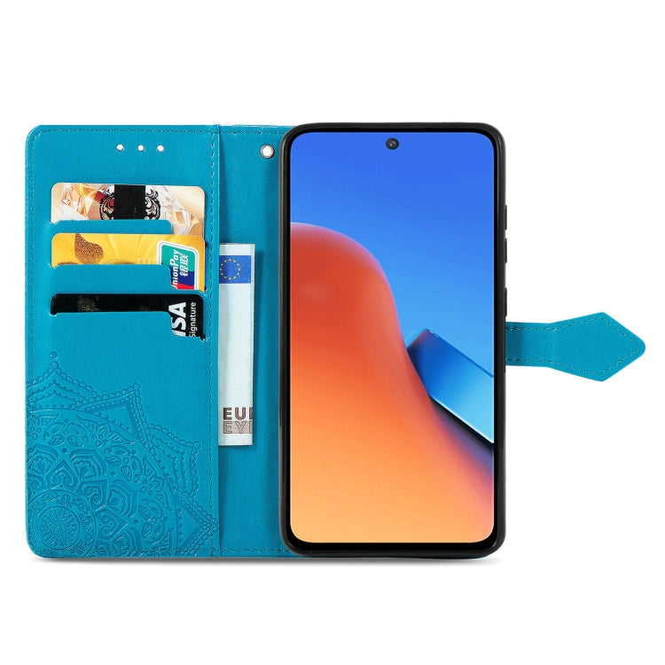 For Xiaomi Redmi 12 Mandala Flower Embossed Leather Phone Case