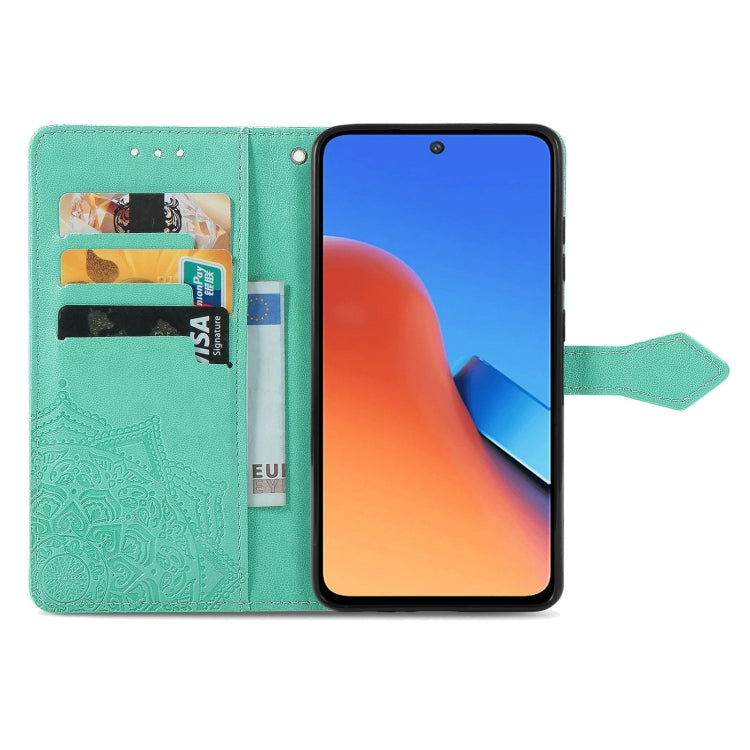 For Xiaomi Redmi 12 Mandala Flower Embossed Leather Phone Case