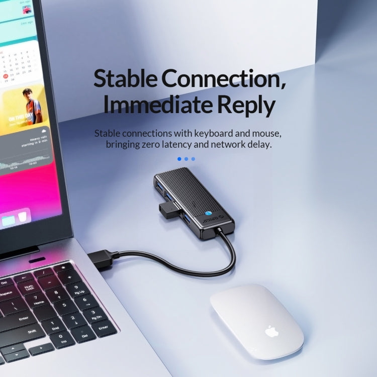 ORICO PAPW4A-U3 4 in 1 USB to USB Multi-function Docking Station HUB Adapter(Black)