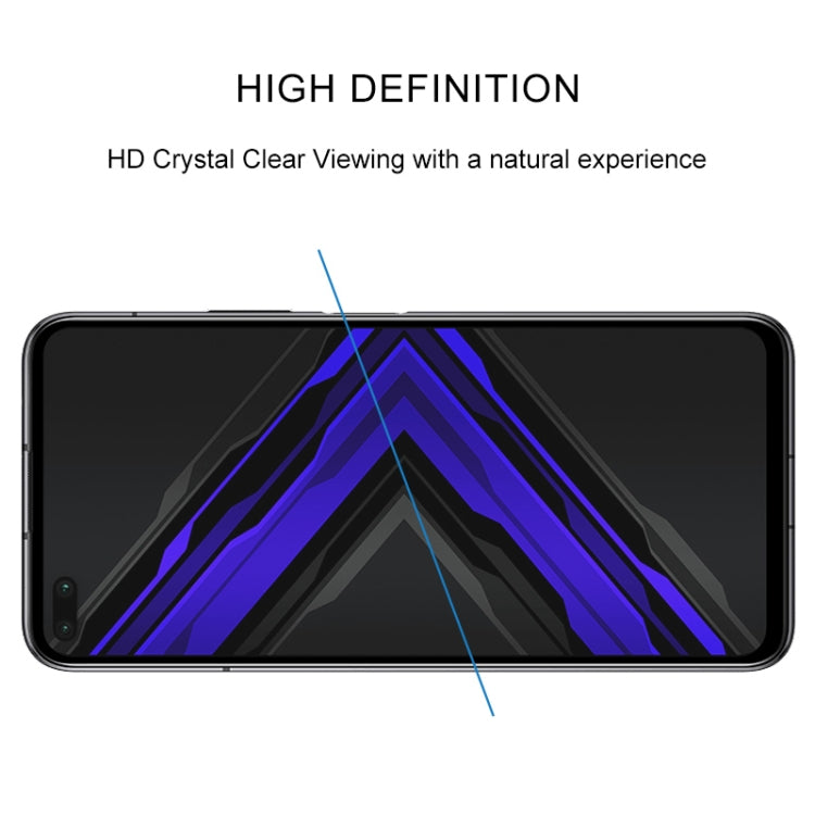For Huawei Honor Play4 Pro Full Glue Full Screen Tempered Glass Film(Black)