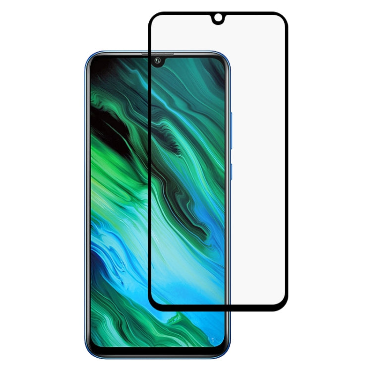 For Huawei Honor 20e Full Glue Full Screen Tempered Glass Film(Black)