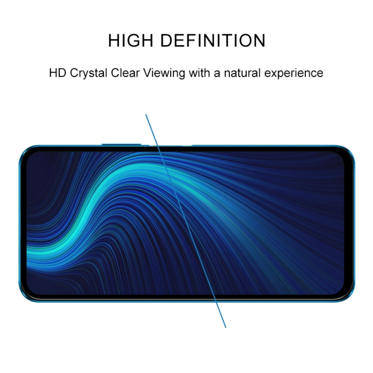 For Huawei Honor X10 Full Glue Full Screen Tempered Glass Film(Black)