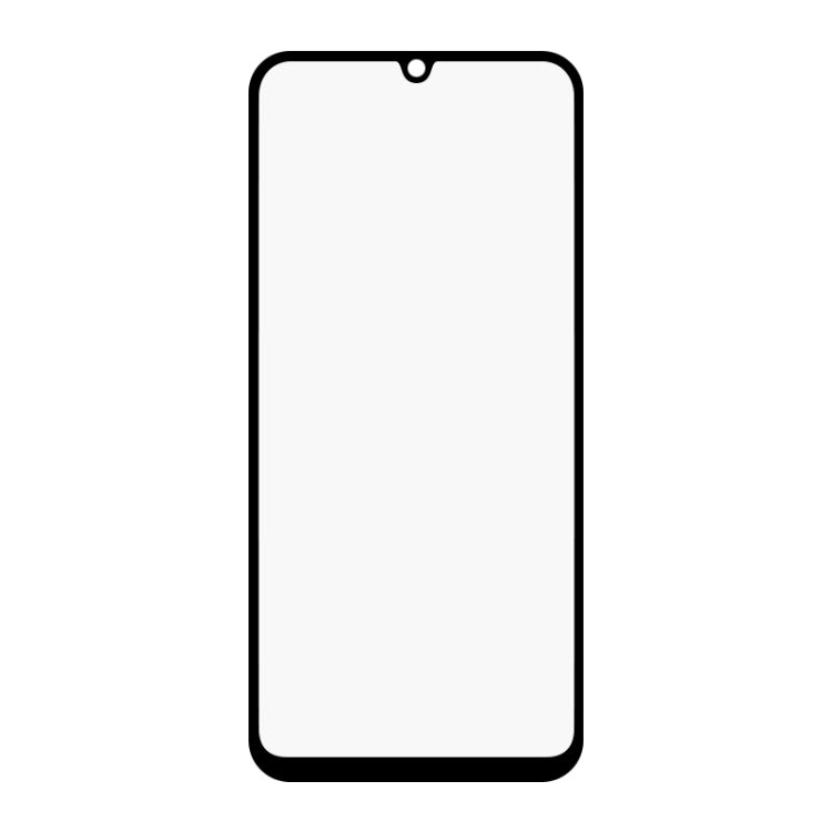 For Huawei Y8p Full Glue Full Screen Tempered Glass Film(Black)