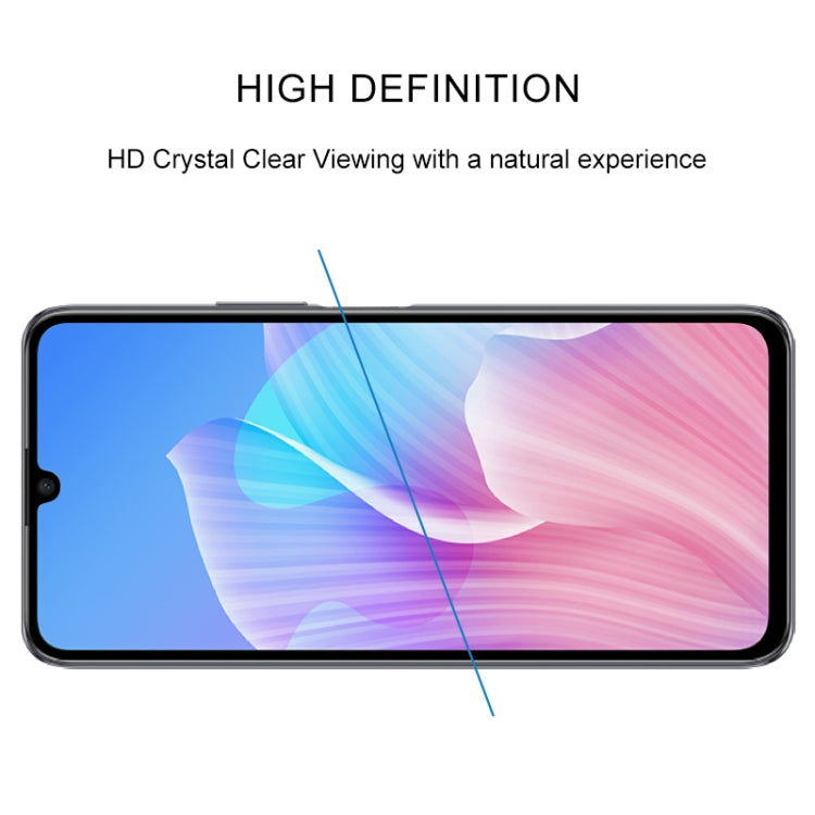 For Huawei Enjoy Z 5G Full Glue Full Screen Tempered Glass Film(Black)