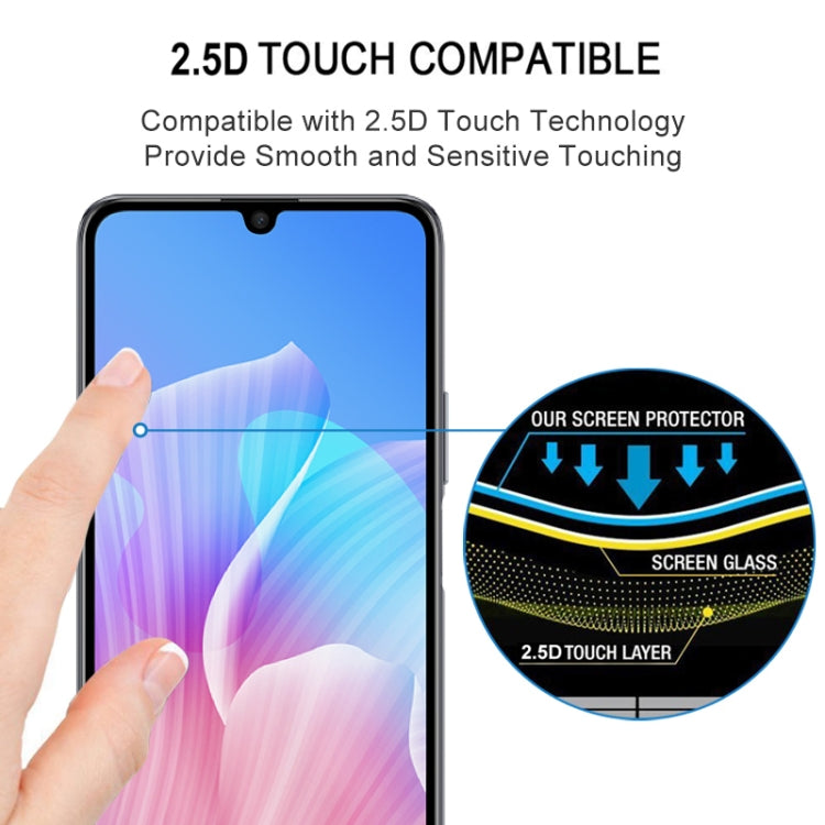 For Huawei Enjoy Z 5G Full Glue Full Screen Tempered Glass Film(Black)