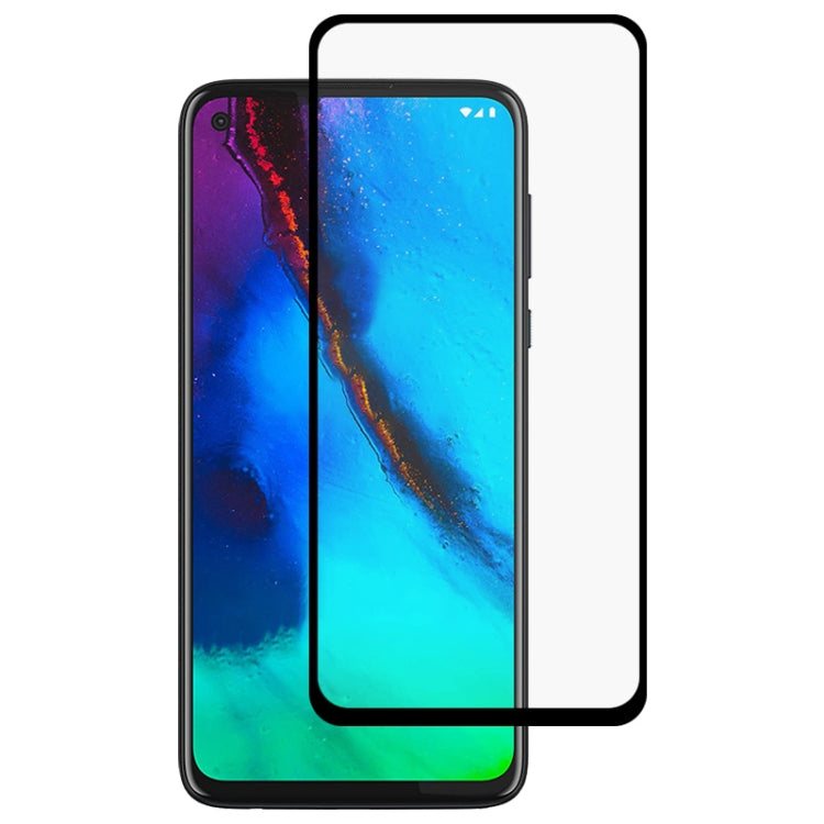 For Motorola Moto G Pro Full Glue Full Screen Tempered Glass Film(Black)