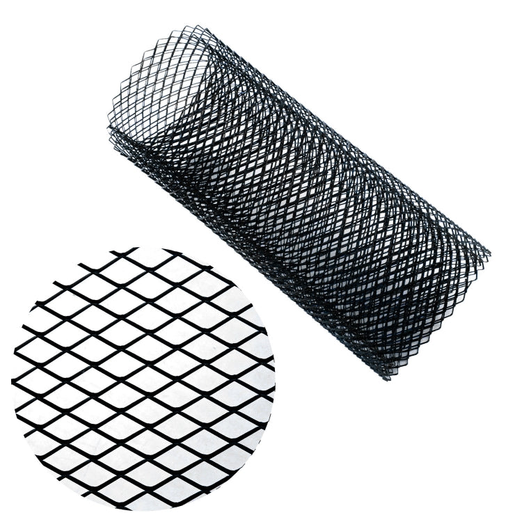 XH-6013 100x33cm Universal Car Grill Mesh Aluminum Alloy Grille Insert Bumper, Type: