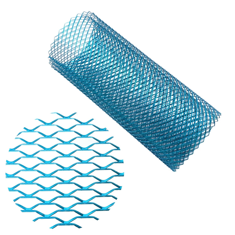 XH-6013 100x33cm Universal Car Grill Mesh Aluminum Alloy Grille Insert Bumper, Type: