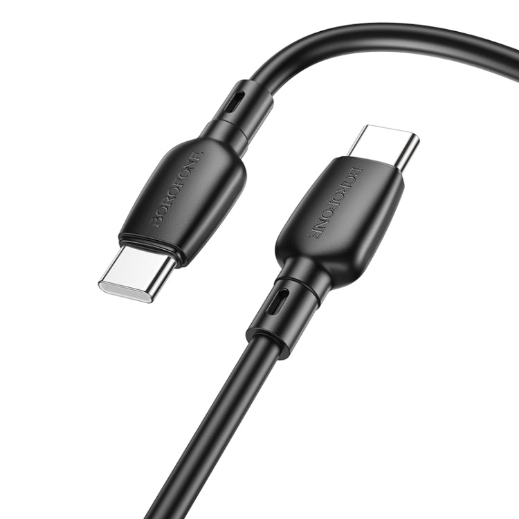 Borofone BX93 60W USB-C/Type-C to USB-C/Type-C Fast Charging Data Cable, Length: 1m