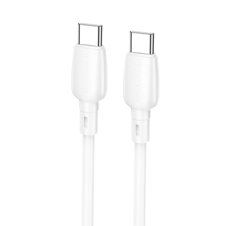 Borofone BX93 60W USB-C/Type-C to USB-C/Type-C Fast Charging Data Cable, Length: 1m