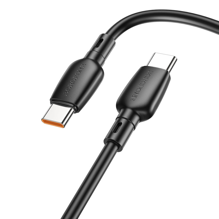 Borofone BX93 100W USB-C/Type-C to USB-C/Type-C Fast Charging Data Cable, Length: 1m