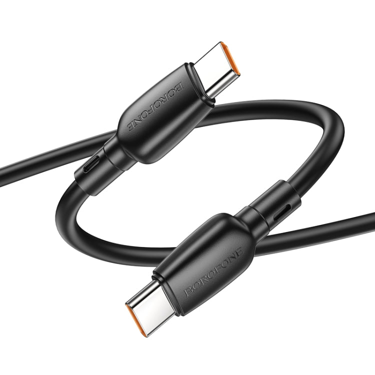 Borofone BX93 100W USB-C/Type-C to USB-C/Type-C Fast Charging Data Cable, Length: 1m
