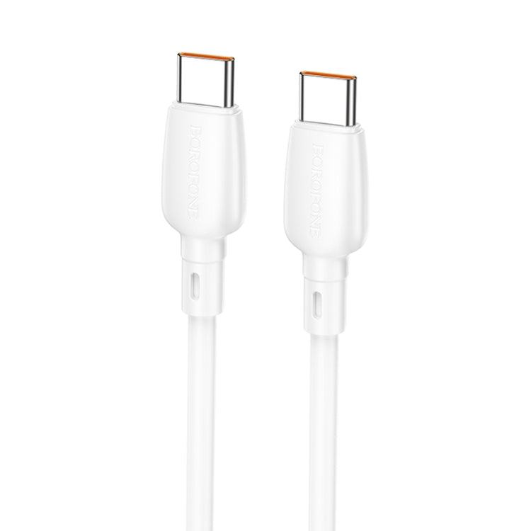 Borofone BX93 100W USB-C/Type-C to USB-C/Type-C Fast Charging Data Cable, Length: 1m