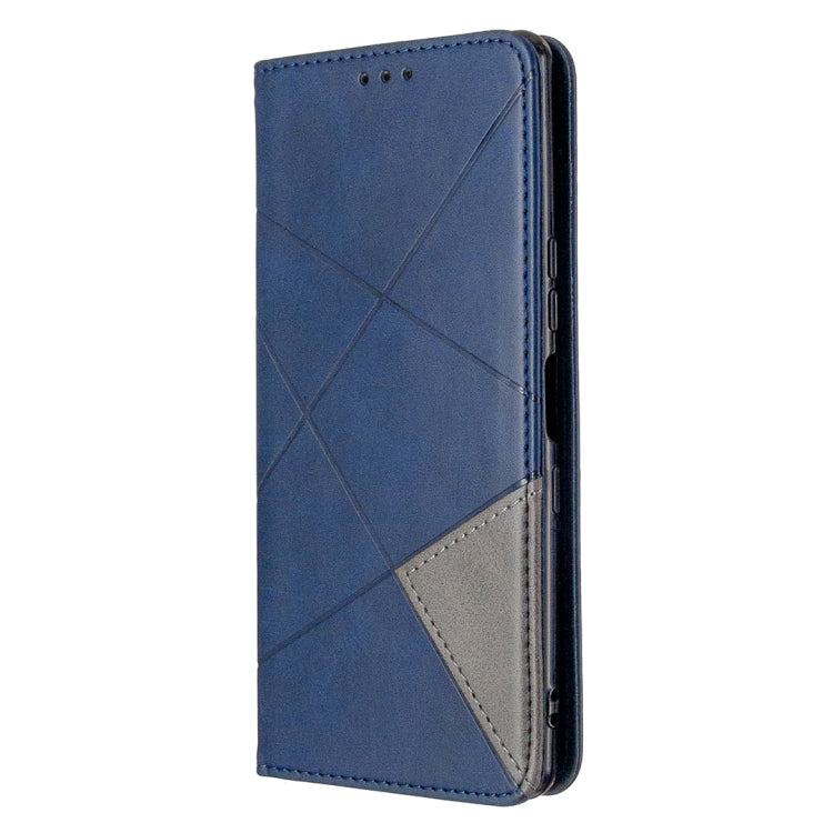 For Sony Xperia L4 Rhombus Texture Horizontal Flip Magnetic Leather Case with Holder & Card Slots & Wallet