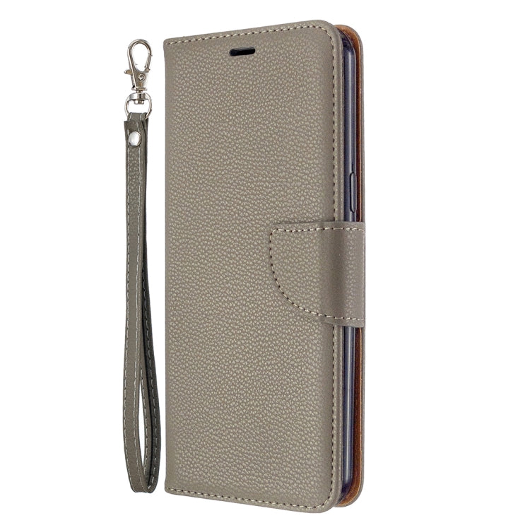 For LG K51 Litchi Texture Pure Color Horizontal Flip PU Leather Case with Holder & Card Slots & Wallet & Lanyard