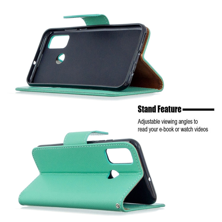 For Huawei P Smart (2020) Litchi Texture Pure Color Horizontal Flip PU Leather Case with Holder & Card Slots & Wallet & Lanyard