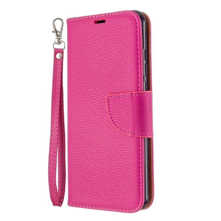 For Huawei P Smart (2020) Litchi Texture Pure Color Horizontal Flip PU Leather Case with Holder & Card Slots & Wallet & Lanyard