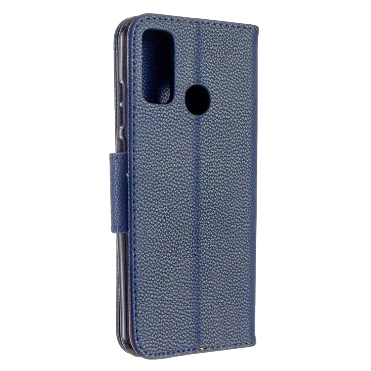 For Huawei P Smart (2020) Litchi Texture Pure Color Horizontal Flip PU Leather Case with Holder & Card Slots & Wallet & Lanyard