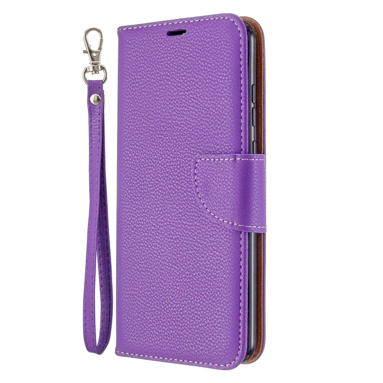 For Huawei Honor 9A Litchi Texture Pure Color Horizontal Flip PU Leather Case with Holder & Card Slots & Wallet & Lanyard