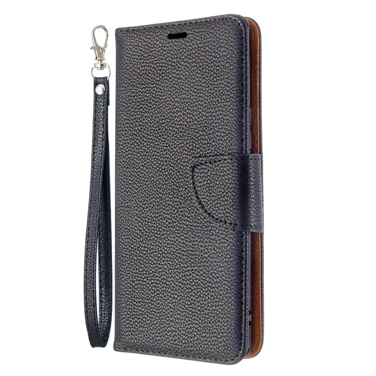 For Sony Xperia L4 Litchi Texture Pure Color Horizontal Flip PU Leather Case with Holder & Card Slots & Wallet & Lanyard