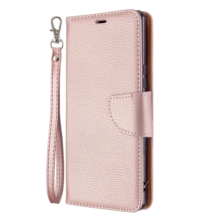 For Sony Xperia L4 Litchi Texture Pure Color Horizontal Flip PU Leather Case with Holder & Card Slots & Wallet & Lanyard