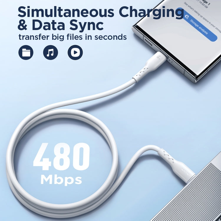 JOYROOM SA26-CC3 Flash Charge Series 60W USB-C / Type-C to USB-C / Type-C Fast Charging Data Cable, Cable Length:
