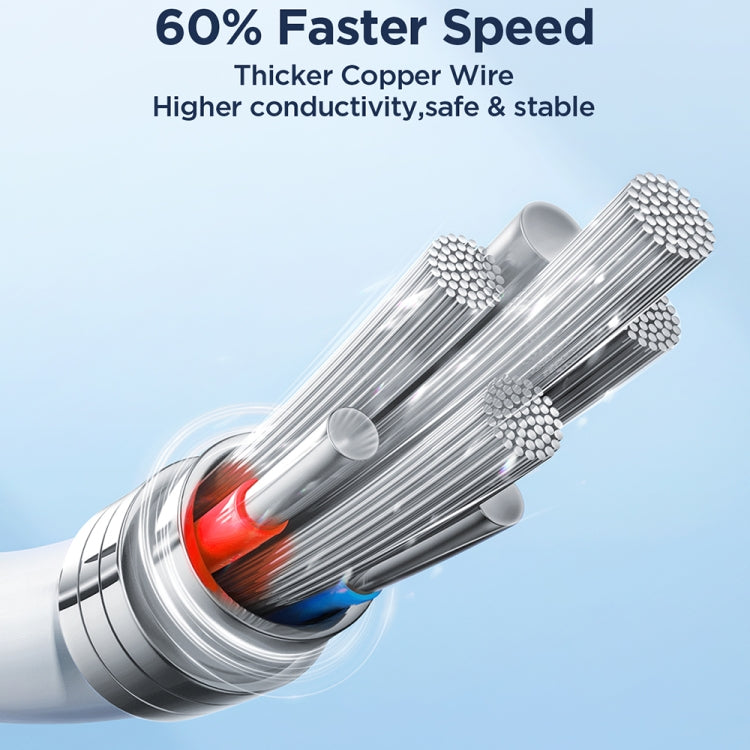 JOYROOM SA26-CC3 Flash Charge Series 60W USB-C / Type-C to USB-C / Type-C Fast Charging Data Cable, Cable Length: