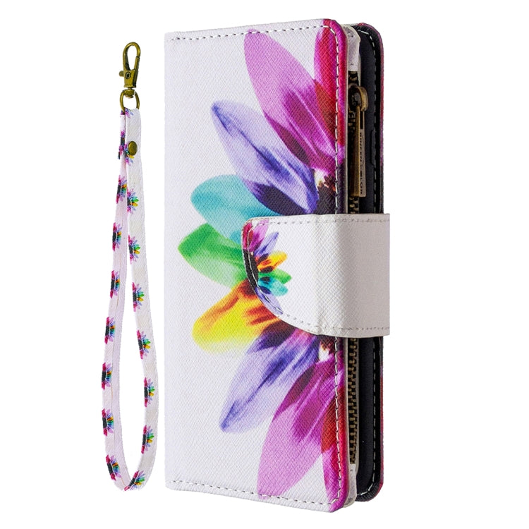 For Xiaomi Redmi 7A Colored Drawing Pattern Zipper Horizontal Flip Leather Case with Holder & Card Slots & Wallet