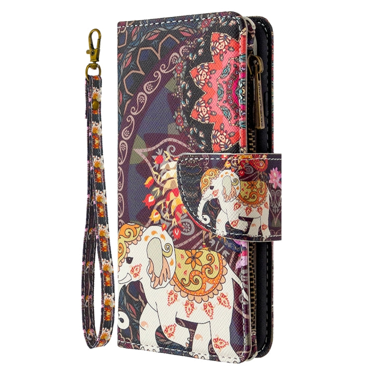 For Xiaomi Redmi 7A Colored Drawing Pattern Zipper Horizontal Flip Leather Case with Holder & Card Slots & Wallet