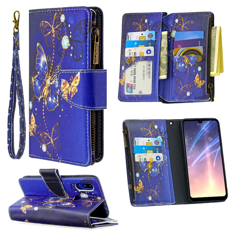 For Xiaomi Redmi 7 Colored Drawing Pattern Zipper Horizontal Flip Leather Case with Holder & Card Slots & Wallet