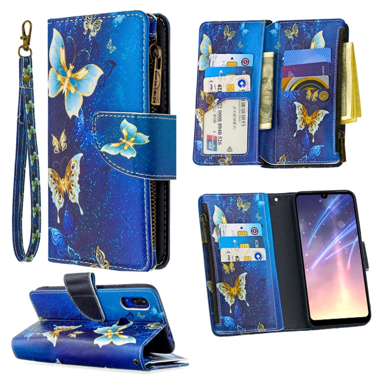 For Xiaomi Redmi 7 Colored Drawing Pattern Zipper Horizontal Flip Leather Case with Holder & Card Slots & Wallet