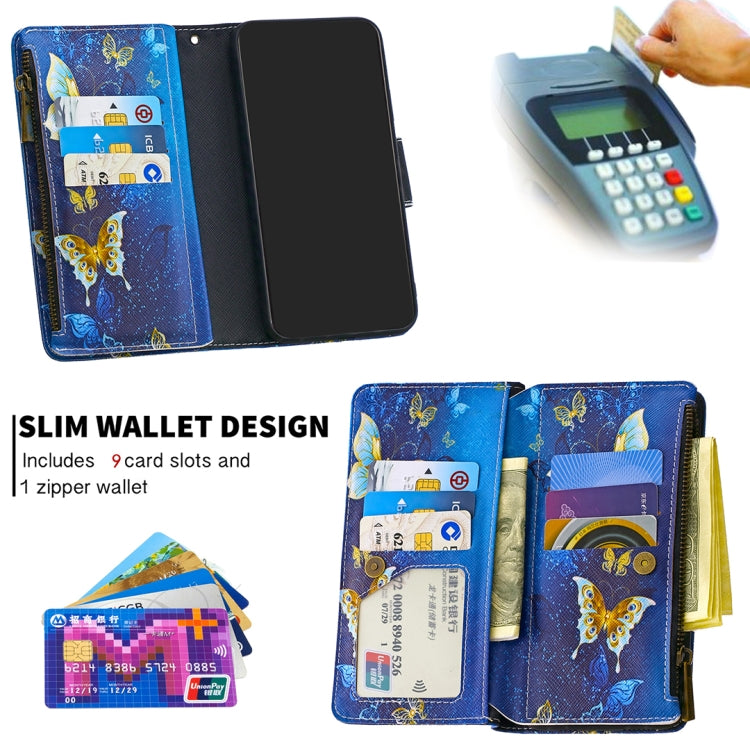 For Xiaomi Redmi 7 Colored Drawing Pattern Zipper Horizontal Flip Leather Case with Holder & Card Slots & Wallet