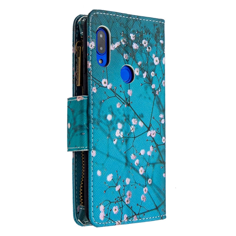 For Xiaomi Redmi 7 Colored Drawing Pattern Zipper Horizontal Flip Leather Case with Holder & Card Slots & Wallet