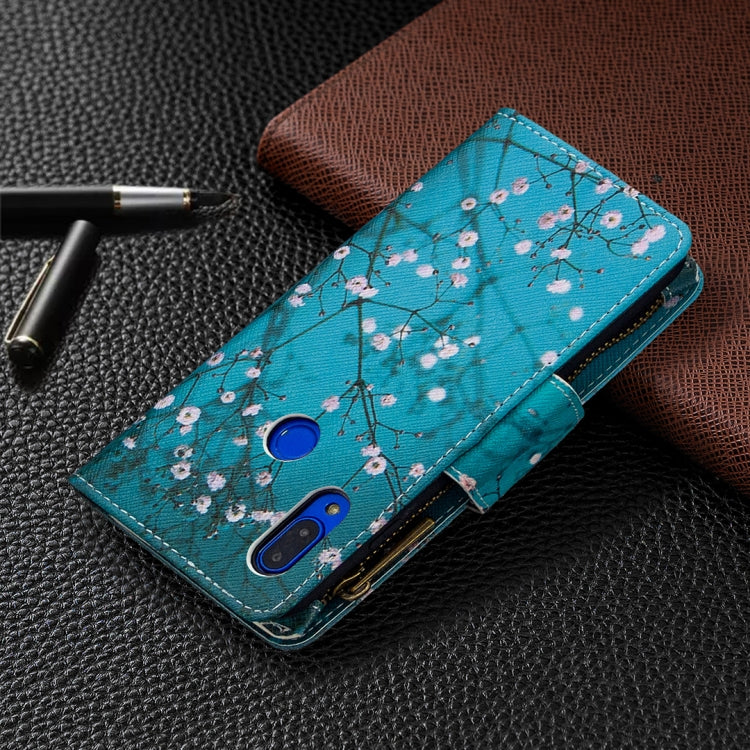 For Xiaomi Redmi 7 Colored Drawing Pattern Zipper Horizontal Flip Leather Case with Holder & Card Slots & Wallet