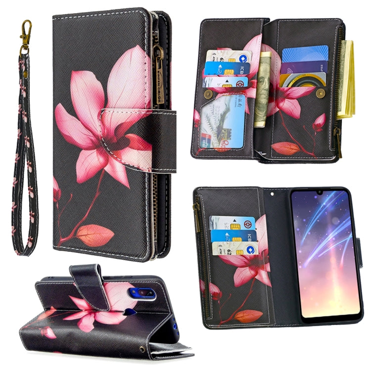For Xiaomi Redmi 7 Colored Drawing Pattern Zipper Horizontal Flip Leather Case with Holder & Card Slots & Wallet