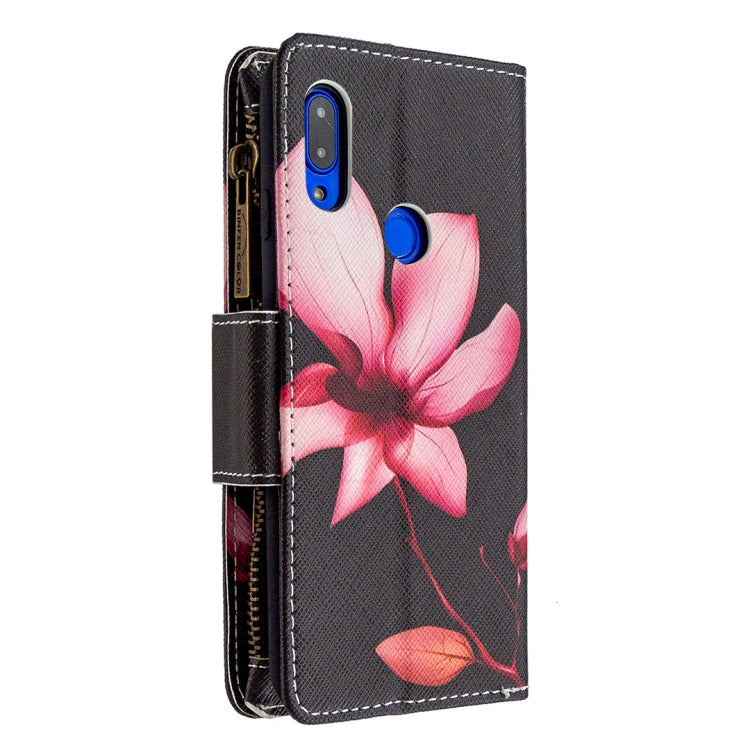 For Xiaomi Redmi 7 Colored Drawing Pattern Zipper Horizontal Flip Leather Case with Holder & Card Slots & Wallet