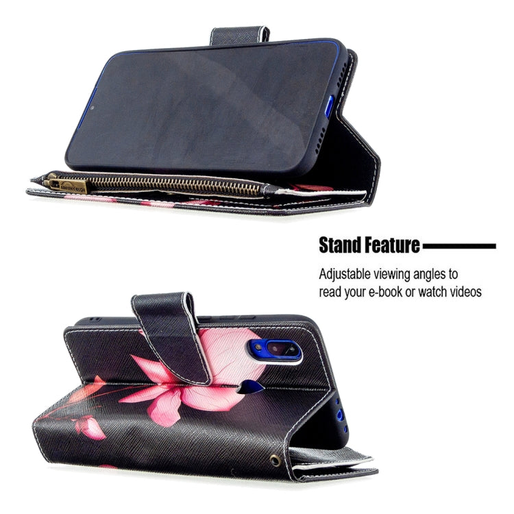 For Xiaomi Redmi 7 Colored Drawing Pattern Zipper Horizontal Flip Leather Case with Holder & Card Slots & Wallet