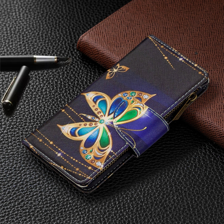 For Xiaomi Redmi 8 Colored Drawing Pattern Zipper Horizontal Flip Leather Case with Holder & Card Slots & Wallet