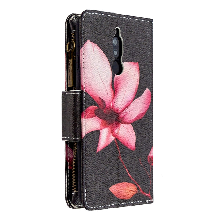For Xiaomi Redmi 8 Colored Drawing Pattern Zipper Horizontal Flip Leather Case with Holder & Card Slots & Wallet