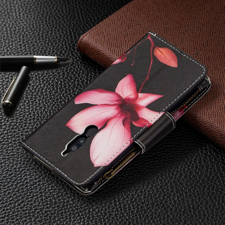 For Xiaomi Redmi 8 Colored Drawing Pattern Zipper Horizontal Flip Leather Case with Holder & Card Slots & Wallet