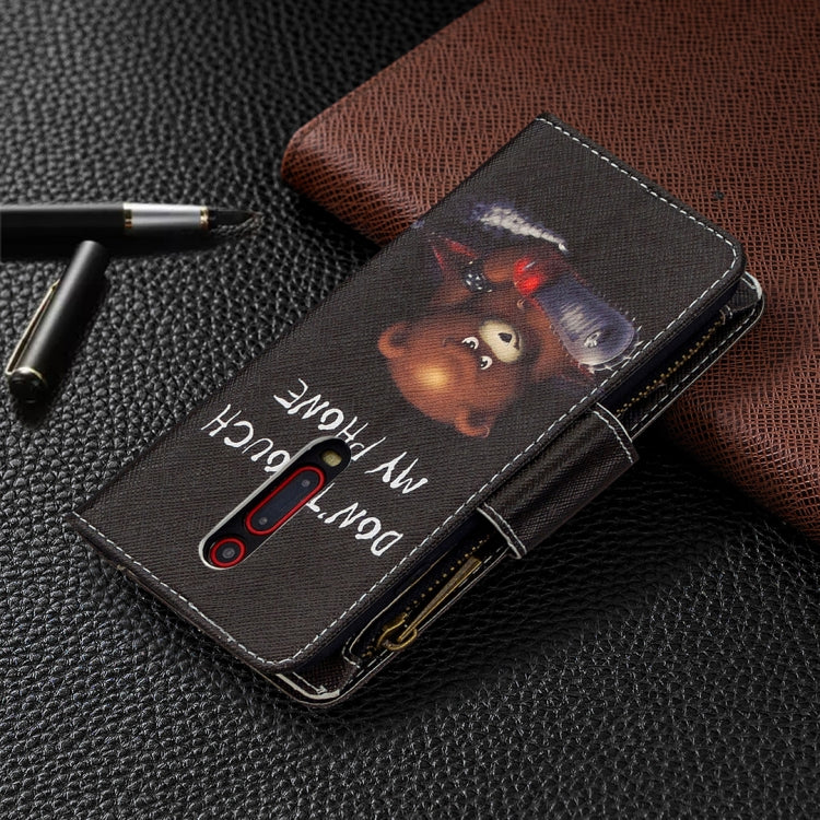 For Xiaomi Redmi K20 / Mi 9T Colored Drawing Pattern Zipper Horizontal Flip Leather Case with Holder & Card Slots & Wallet
