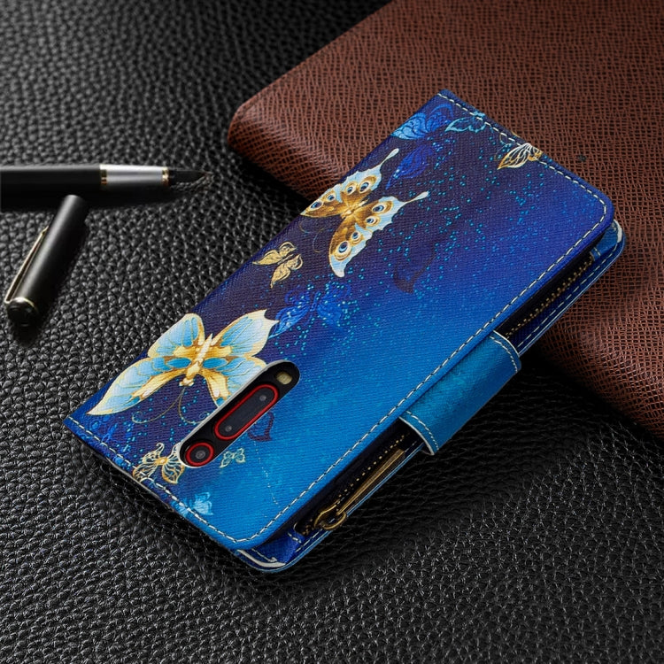 For Xiaomi Redmi K20 / Mi 9T Colored Drawing Pattern Zipper Horizontal Flip Leather Case with Holder & Card Slots & Wallet