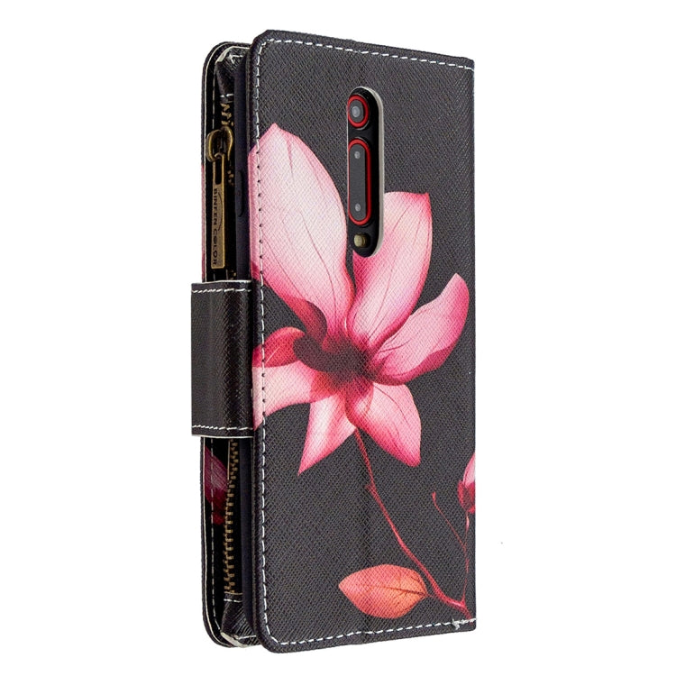 For Xiaomi Redmi K20 / Mi 9T Colored Drawing Pattern Zipper Horizontal Flip Leather Case with Holder & Card Slots & Wallet