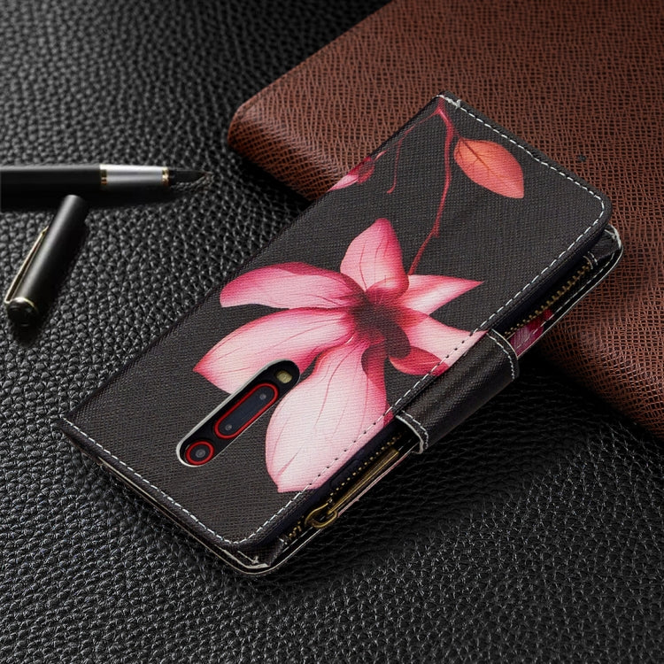 For Xiaomi Redmi K20 / Mi 9T Colored Drawing Pattern Zipper Horizontal Flip Leather Case with Holder & Card Slots & Wallet